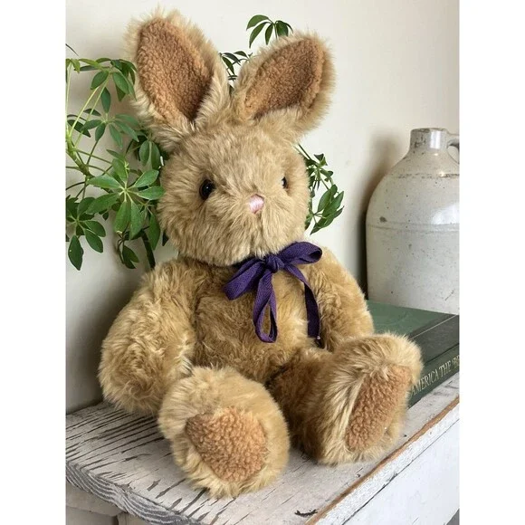 Vintage Charter Club Easter Bunny Rabbit Plush  / Spring / Holiday / Country 20” - Picture 7 of 8